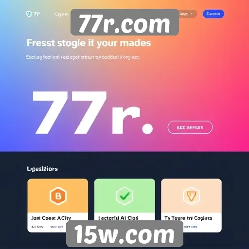 Plataforma 77r.com se destaca pela interface amigável